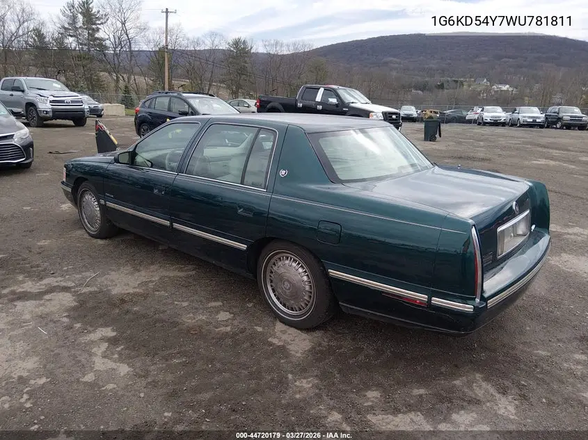 1998 Cadillac Deville Standard VIN: 1G6KD54Y7WU781811 Lot: 44720179