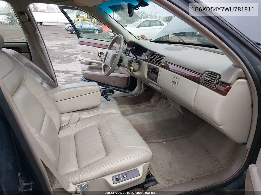 1998 Cadillac Deville Standard VIN: 1G6KD54Y7WU781811 Lot: 44720179