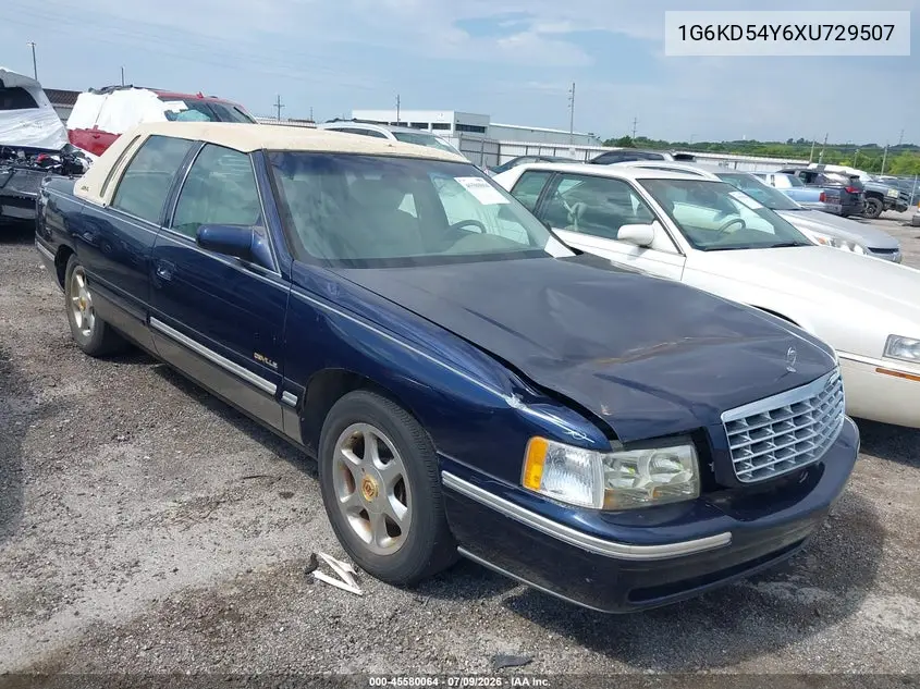 1999 Cadillac Deville Standard VIN: 1G6KD54Y6XU729507 Lot: 45580064