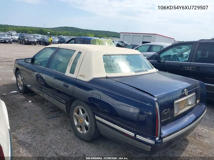 1999 Cadillac Deville Standard VIN: 1G6KD54Y6XU729507 Lot: 45580064