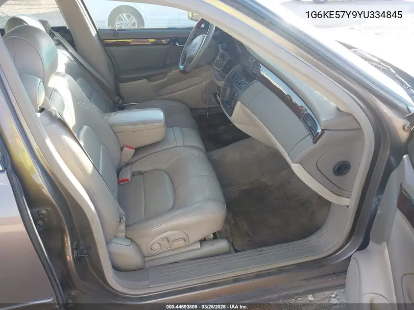 2000 Cadillac Deville Dhs VIN: 1G6KE57Y9YU334845 Lot: 44693809