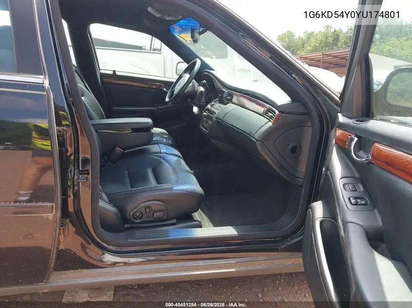 2000 Cadillac Deville Standard VIN: 1G6KD54Y0YU174801 Lot: 45451254