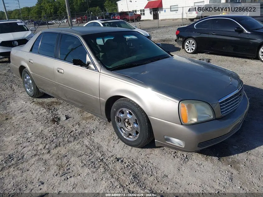 2001 Cadillac Deville Standard VIN: 1G6KD54Y41U286622 Lot: 44988115
