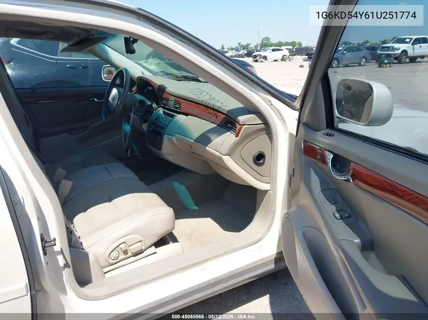 2001 Cadillac Deville Standard VIN: 1G6KD54Y61U251774 Lot: 45065566