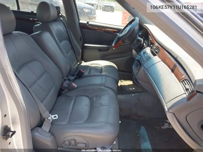 2001 Cadillac Deville Dhs VIN: 1G6KE57Y11U165281 Lot: 45325698