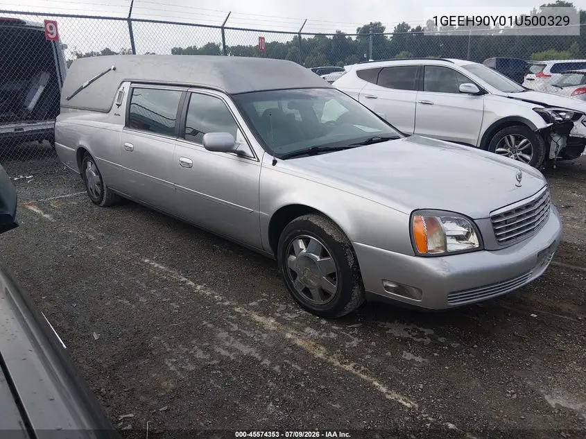 2001 Cadillac Deville Standard VIN: 1GEEH90Y01U500329 Lot: 45574353