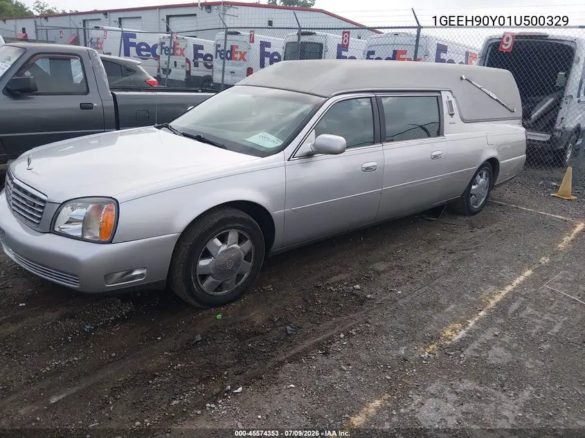 2001 Cadillac Deville Standard VIN: 1GEEH90Y01U500329 Lot: 45574353