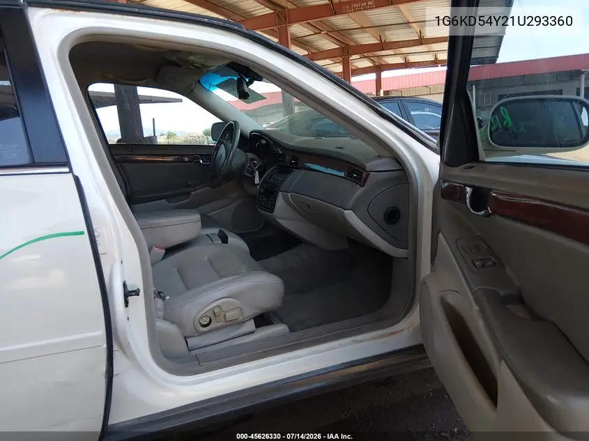 2001 Cadillac Deville Standard VIN: 1G6KD54Y21U293360 Lot: 45626330