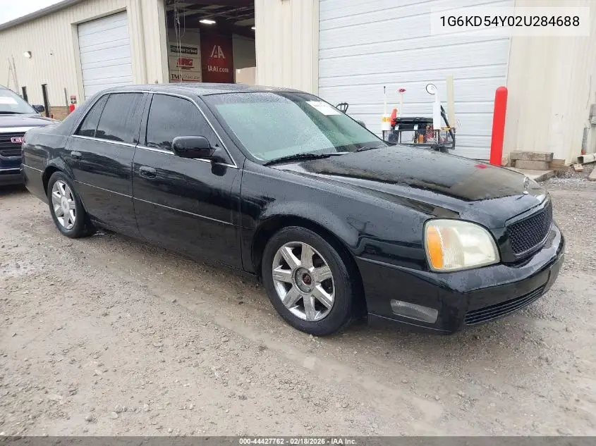 1G6KD54Y02U284688 2002 Cadillac Deville Standard