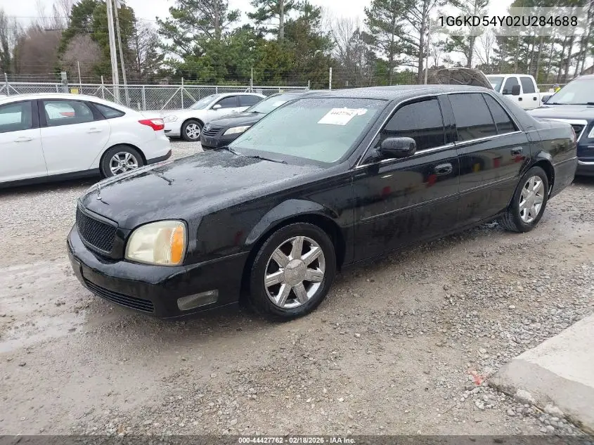 1G6KD54Y02U284688 2002 Cadillac Deville Standard