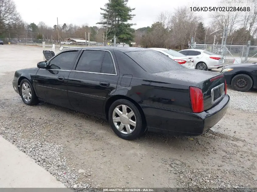1G6KD54Y02U284688 2002 Cadillac Deville Standard