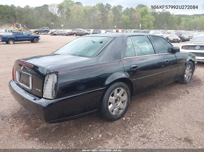 2002 Cadillac Deville Dts VIN: 1G6KF57992U272084 Lot: 44713951