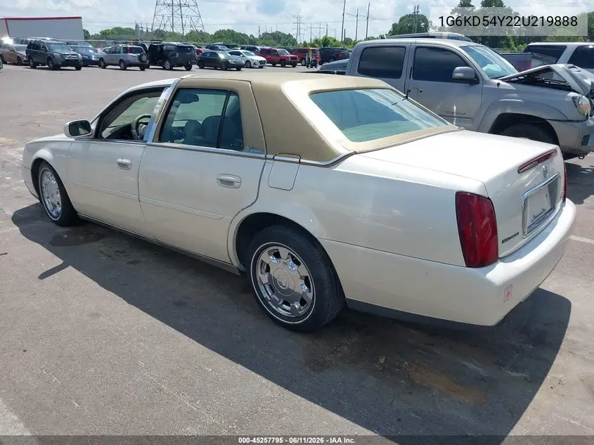 2002 Cadillac Deville Standard VIN: 1G6KD54Y22U219888 Lot: 45257795