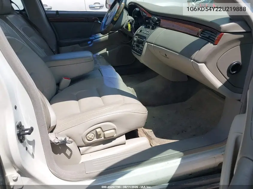 2002 Cadillac Deville Standard VIN: 1G6KD54Y22U219888 Lot: 45257795