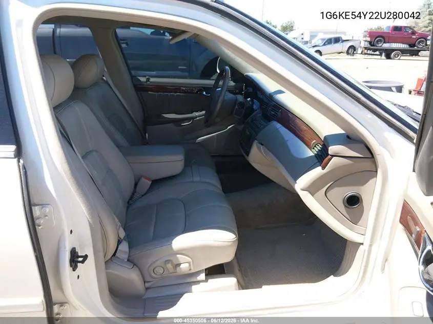 2002 Cadillac Deville Dhs VIN: 1G6KE54Y22U280042 Lot: 45350506