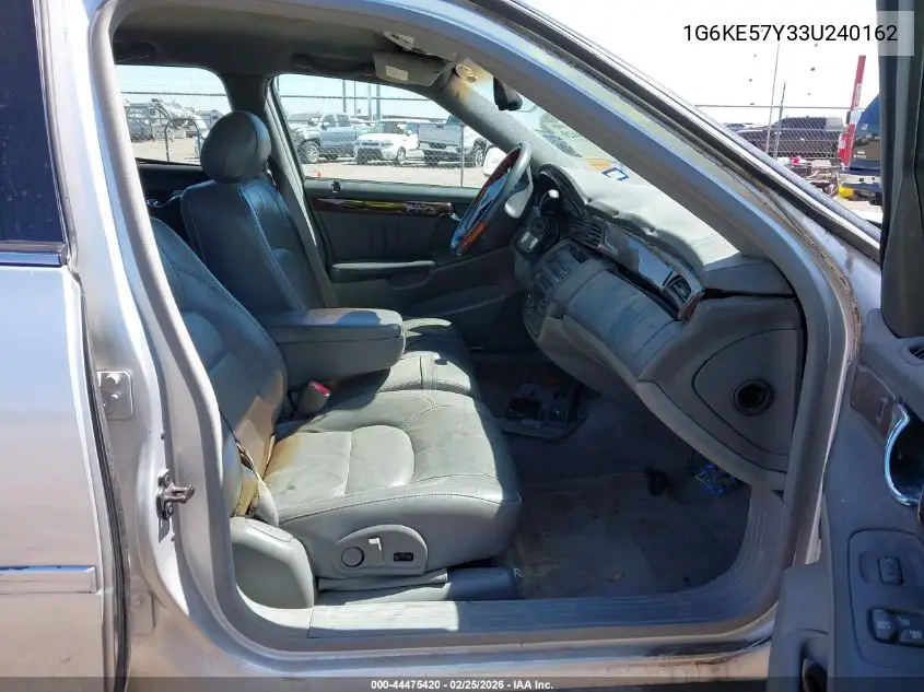 2003 Cadillac Deville Dhs VIN: 1G6KE57Y33U240162 Lot: 44475420