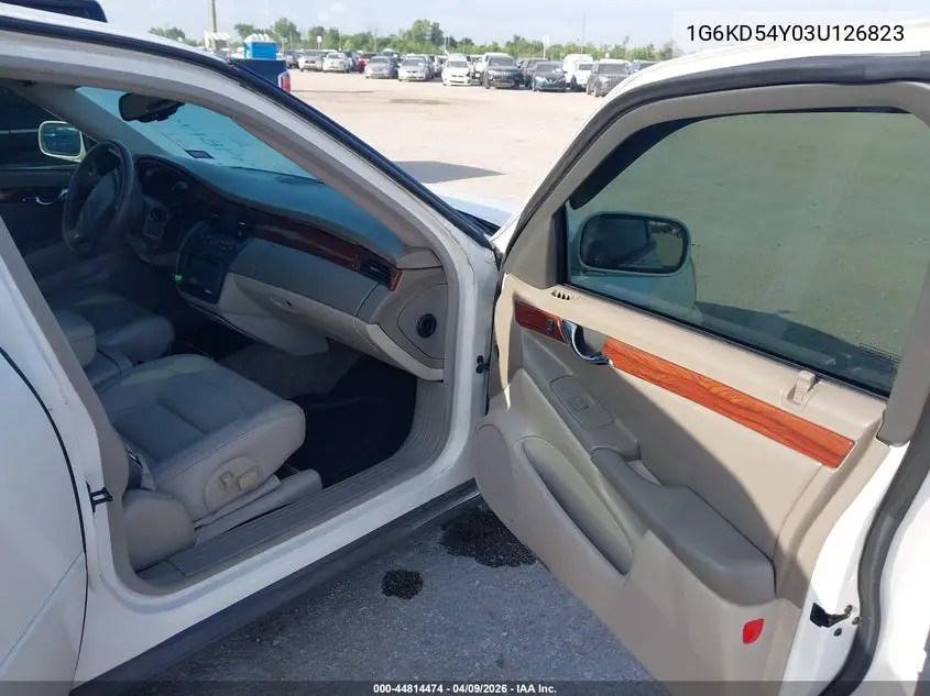 2003 Cadillac Deville Standard VIN: 1G6KD54Y03U126823 Lot: 44814474
