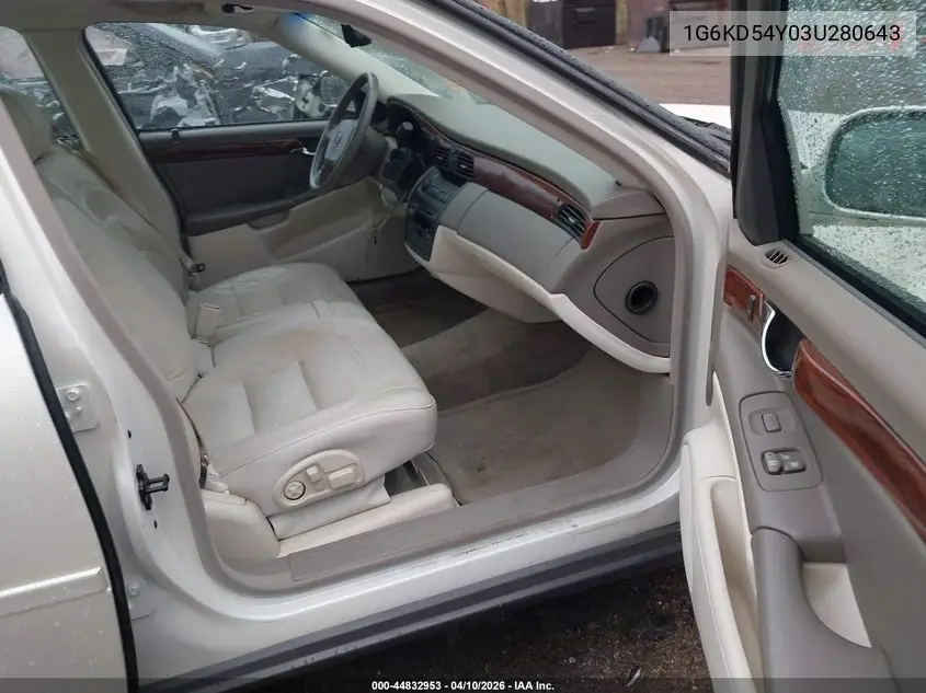 2003 Cadillac Deville Standard VIN: 1G6KD54Y03U280643 Lot: 44832953