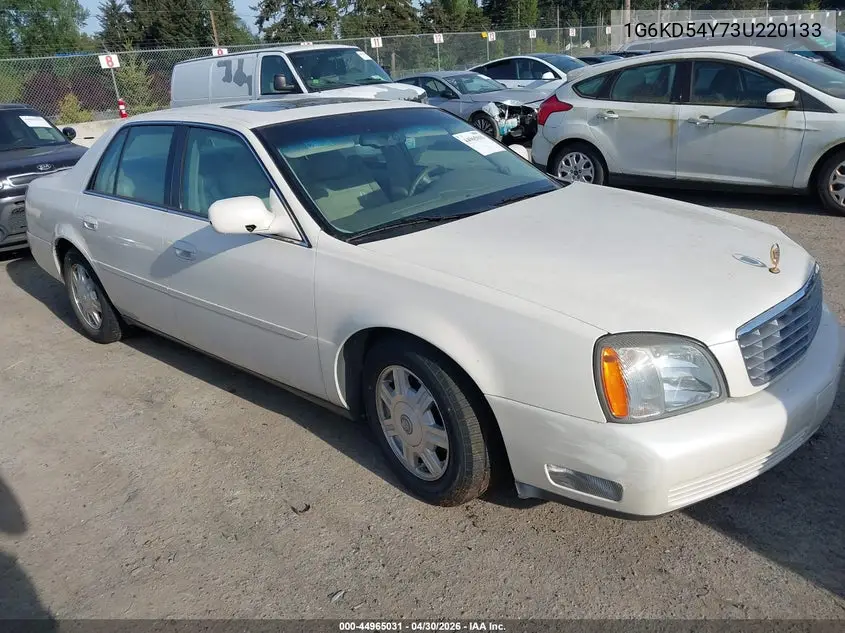 2003 Cadillac Deville Standard VIN: 1G6KD54Y73U220133 Lot: 44965031