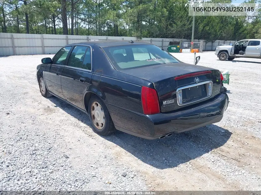 2003 Cadillac Deville Standard VIN: 1G6KD54Y93U252145 Lot: 45346638