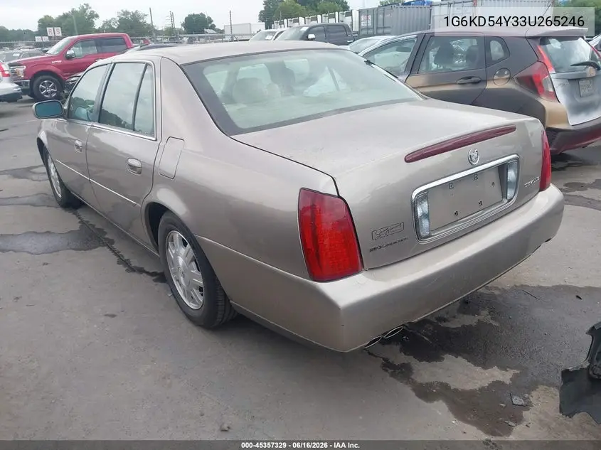 2003 Cadillac Deville Standard VIN: 1G6KD54Y33U265246 Lot: 45357329
