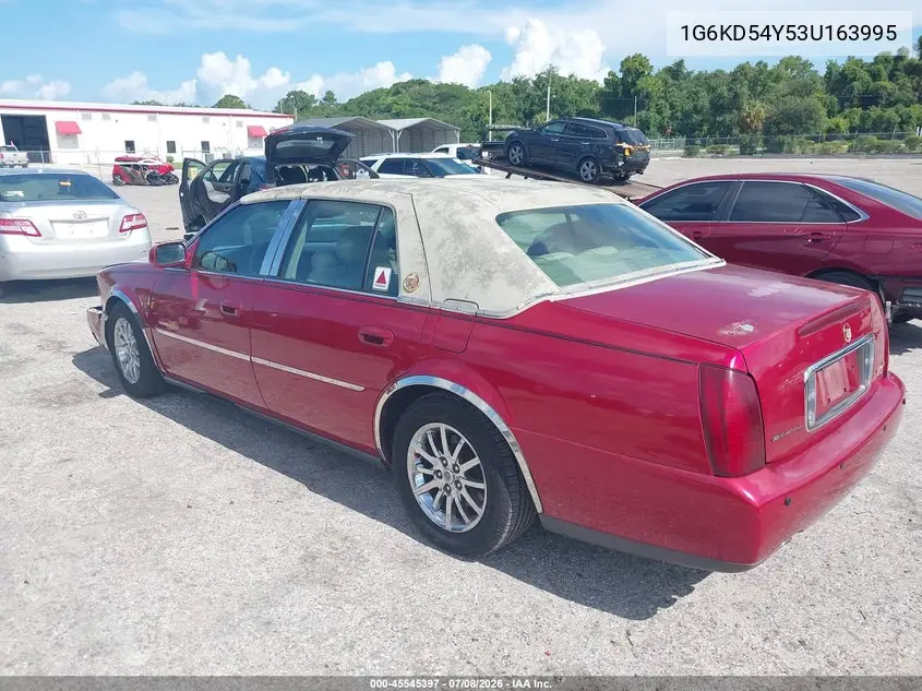 2003 Cadillac Deville Standard VIN: 1G6KD54Y53U163995 Lot: 45545397