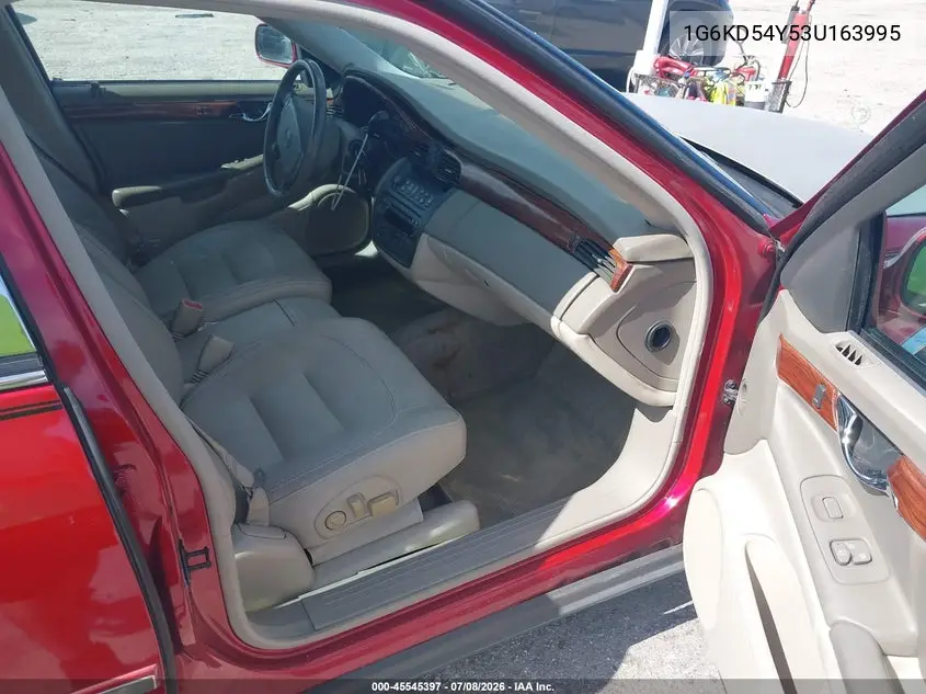 2003 Cadillac Deville Standard VIN: 1G6KD54Y53U163995 Lot: 45545397