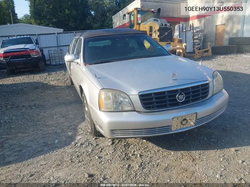 2003 Cadillac Deville Standard VIN: 1GEEH90Y13U550353 Lot: 45570412