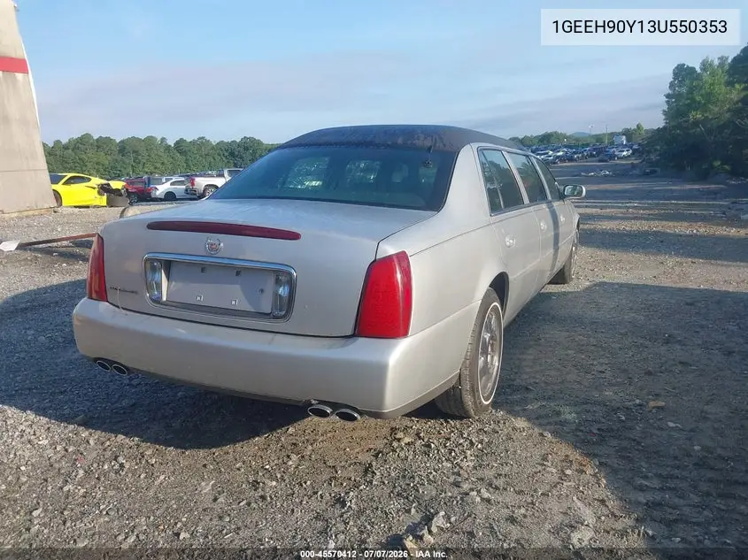 2003 Cadillac Deville Standard VIN: 1GEEH90Y13U550353 Lot: 45570412