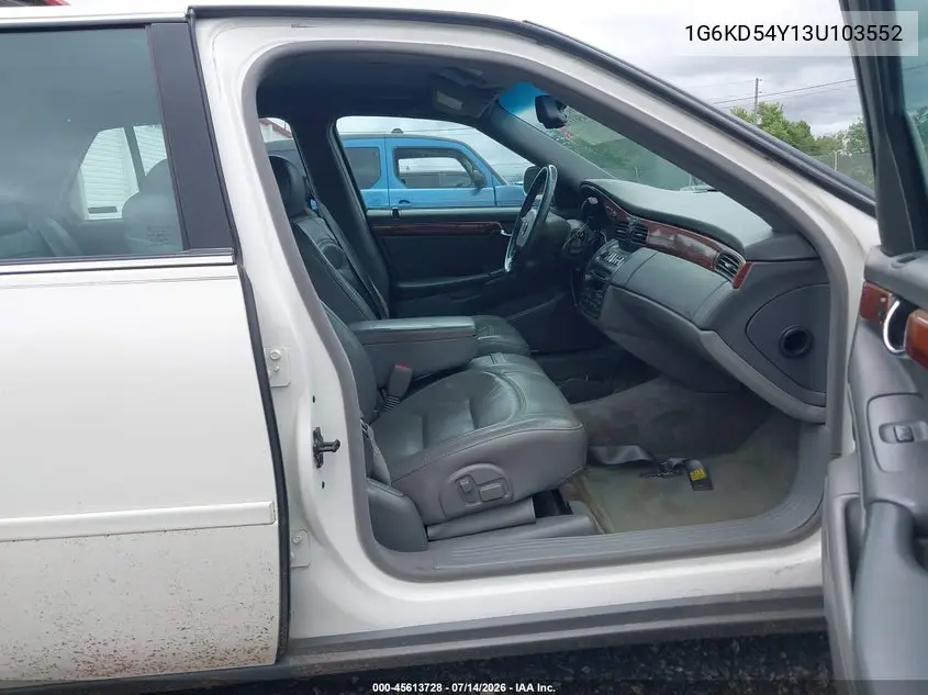 2003 Cadillac Deville Standard VIN: 1G6KD54Y13U103552 Lot: 45613728