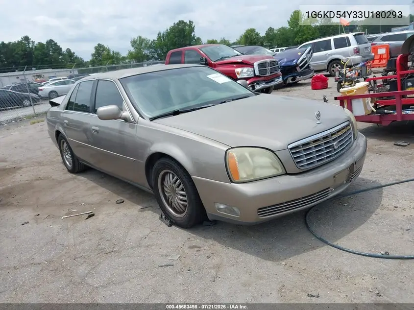 2003 Cadillac Deville Standard VIN: 1G6KD54Y33U180293 Lot: 45683498