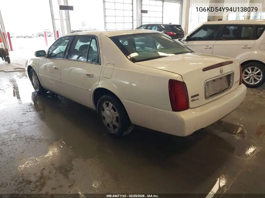 2004 Cadillac Deville Standard VIN: 1G6KD54Y94U138079 Lot: 44471143