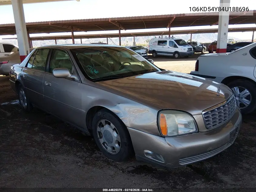 2004 Cadillac Deville Standard VIN: 1G6KD54Y84U188696 Lot: 44625379