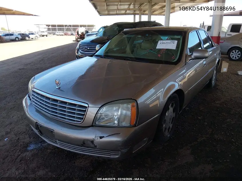 2004 Cadillac Deville Standard VIN: 1G6KD54Y84U188696 Lot: 44625379
