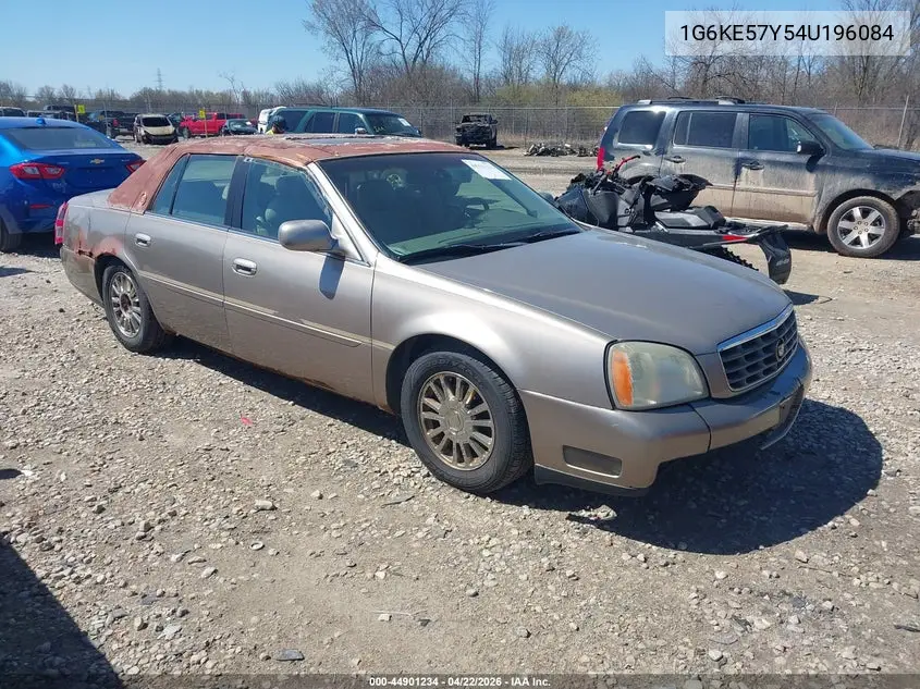 2004 Cadillac Deville Dhs VIN: 1G6KE57Y54U196084 Lot: 44901234