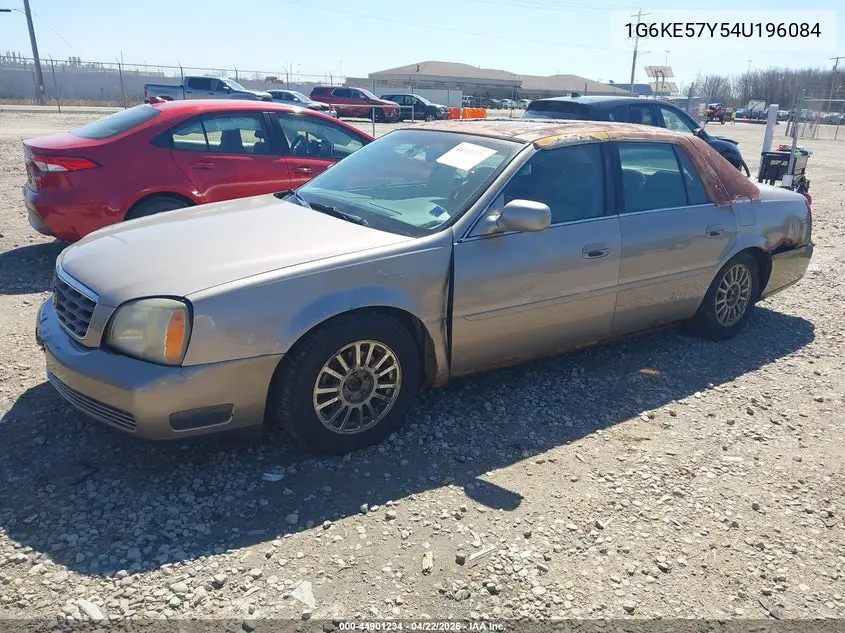 2004 Cadillac Deville Dhs VIN: 1G6KE57Y54U196084 Lot: 44901234