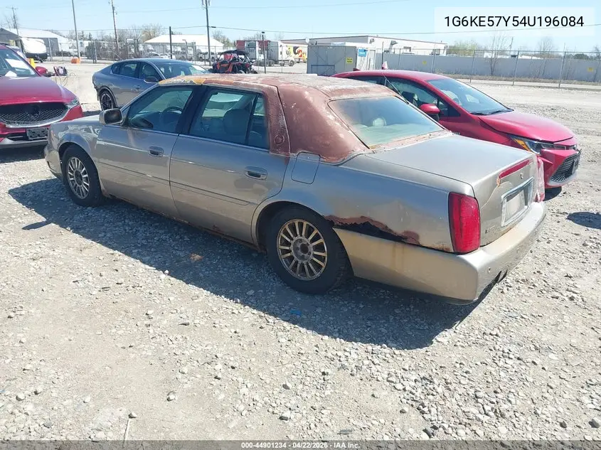 2004 Cadillac Deville Dhs VIN: 1G6KE57Y54U196084 Lot: 44901234
