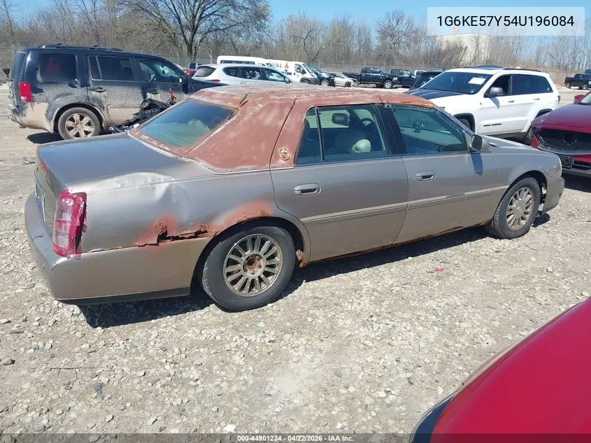 2004 Cadillac Deville Dhs VIN: 1G6KE57Y54U196084 Lot: 44901234