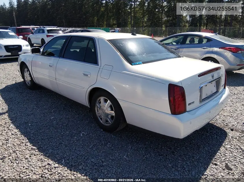 2004 Cadillac Deville Standard VIN: 1G6KD57Y34U255541 Lot: 45193962
