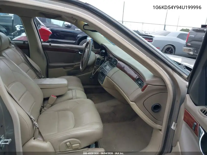 2004 Cadillac Deville Standard VIN: 1G6KD54Y94U199996 Lot: 45291930