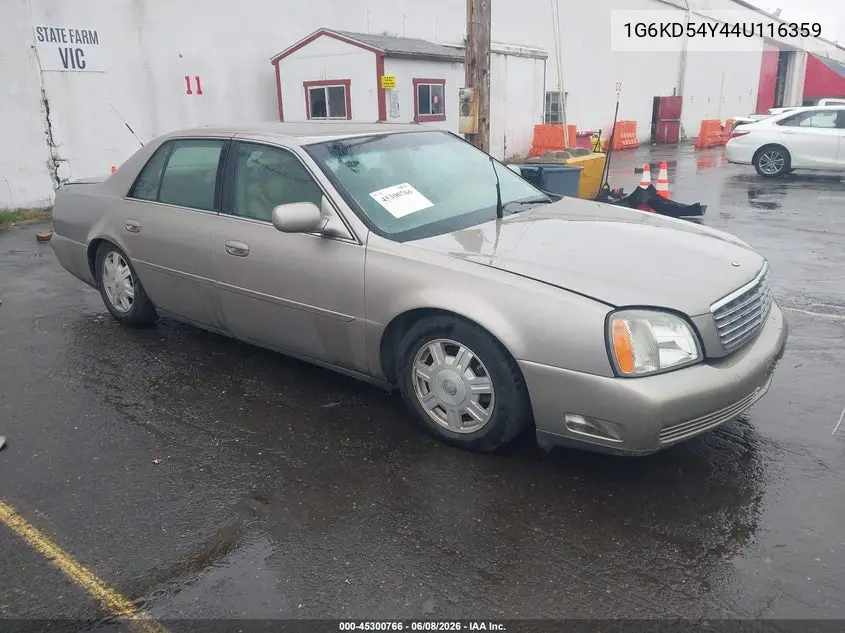 2004 Cadillac Deville Standard VIN: 1G6KD54Y44U116359 Lot: 45300766