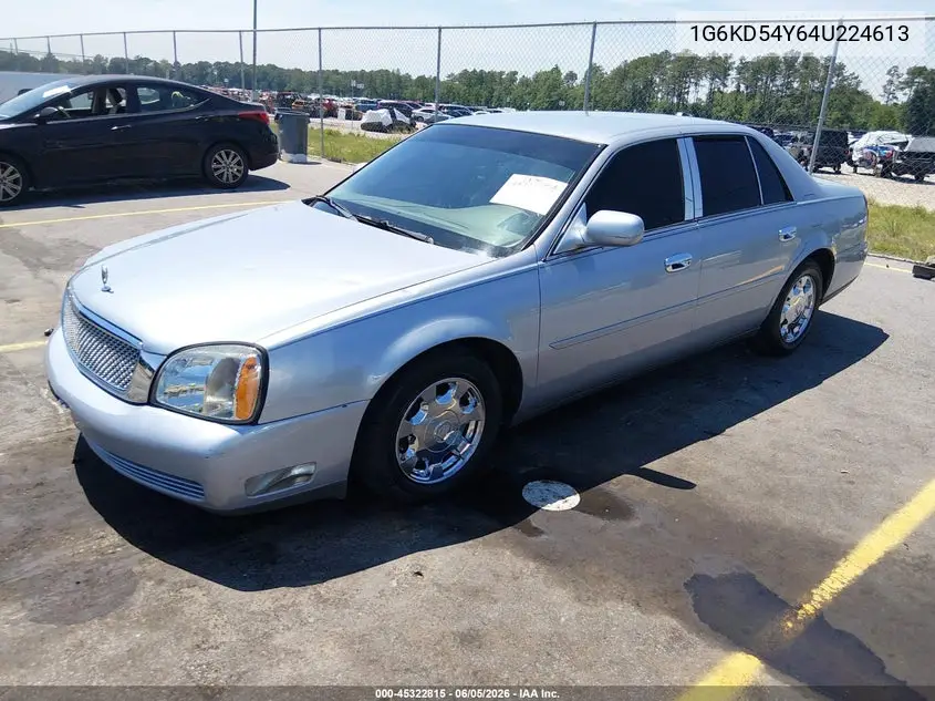2004 Cadillac Deville Standard VIN: 1G6KD54Y64U224613 Lot: 45322815