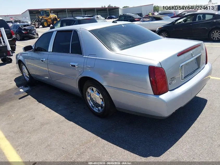 2004 Cadillac Deville Standard VIN: 1G6KD54Y64U224613 Lot: 45322815