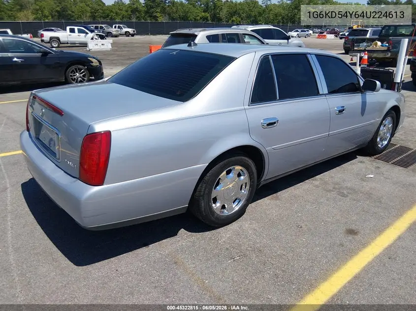 2004 Cadillac Deville Standard VIN: 1G6KD54Y64U224613 Lot: 45322815