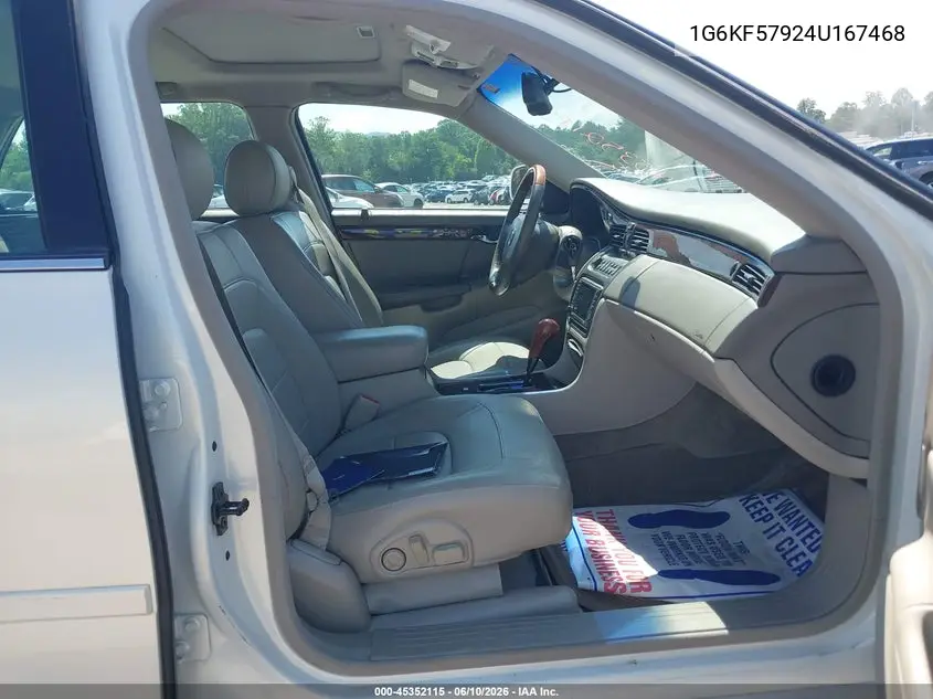 2004 Cadillac Deville Dts VIN: 1G6KF57924U167468 Lot: 45352115