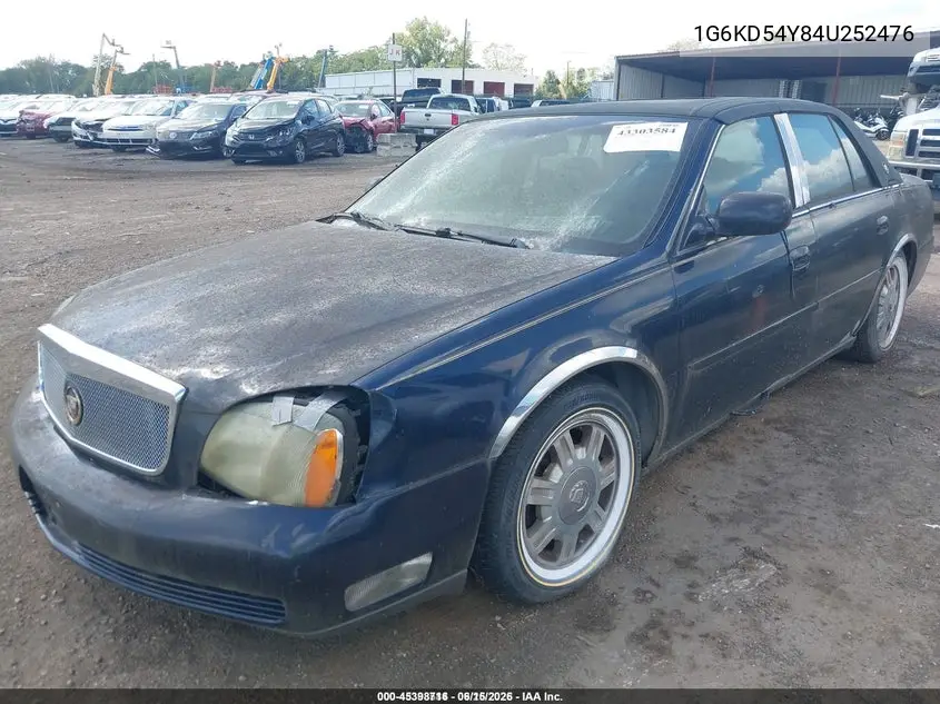 2004 Cadillac Deville Standard VIN: 1G6KD54Y84U252476 Lot: 45398716