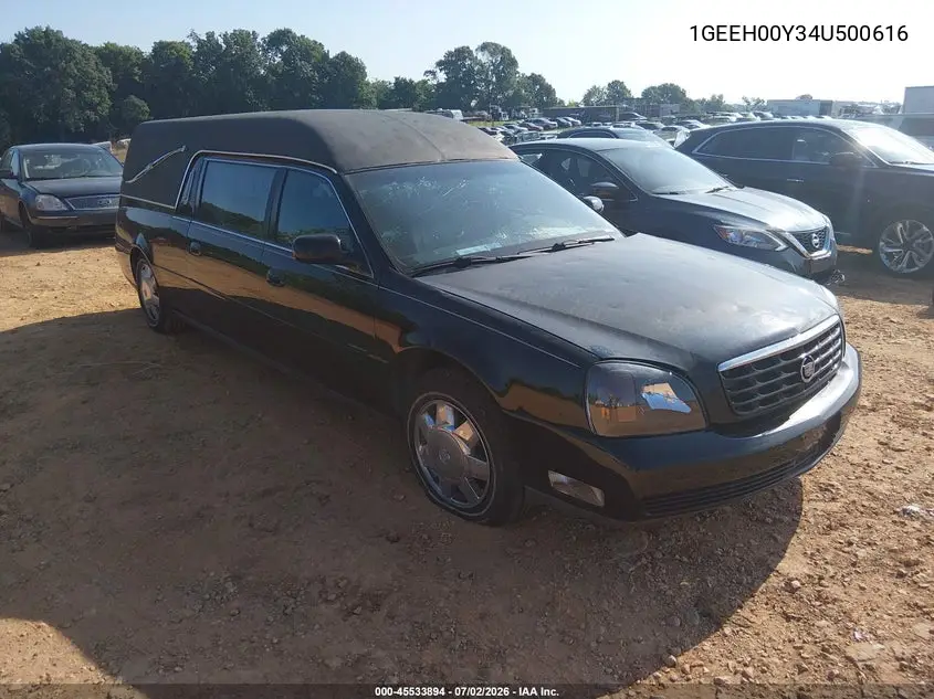 2004 Cadillac Deville Standard VIN: 1GEEH00Y34U500616 Lot: 45533894