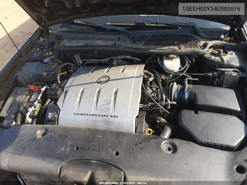 2004 Cadillac Deville Standard VIN: 1GEEH00Y34U500616 Lot: 45533894