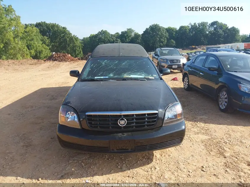 2004 Cadillac Deville Standard VIN: 1GEEH00Y34U500616 Lot: 45533894
