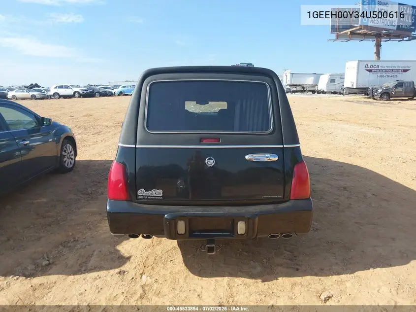 2004 Cadillac Deville Standard VIN: 1GEEH00Y34U500616 Lot: 45533894